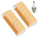 Mckin (Pack of 2 Air Filter fits Stihl 021 023 025 MS210 MS230 MS250 1123 120 1613 Chainsaw Parts with Spark Plug