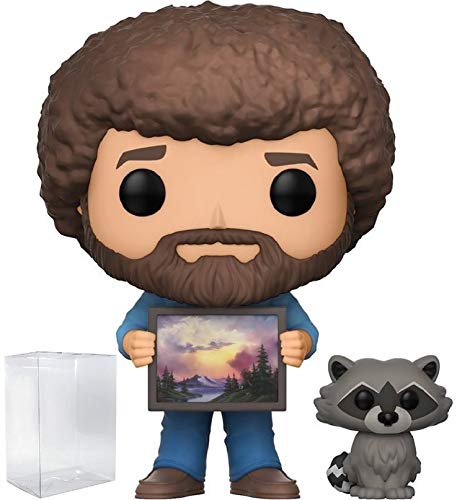 BobRoss Funko Pop! Television: The Joy of Painting with Raccoon #558 Vinyl Figure (Bundled with Pop Box Protector Case)