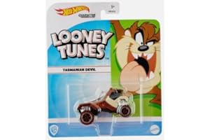 Hot Wheels Character Cars 1:64 Scale Looney Tunes (Tasmanian Devil Taz 4/7)
