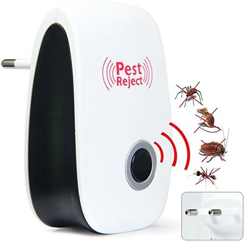 JIDIMI Pest Repeller Control &amp; Prevention | Stop Insect &amp; Mouse/Rat Repellant | Easy to Use, Plug In, Reject &amp; Stay Away from Mosquito, Cockroach, Ants, Flies