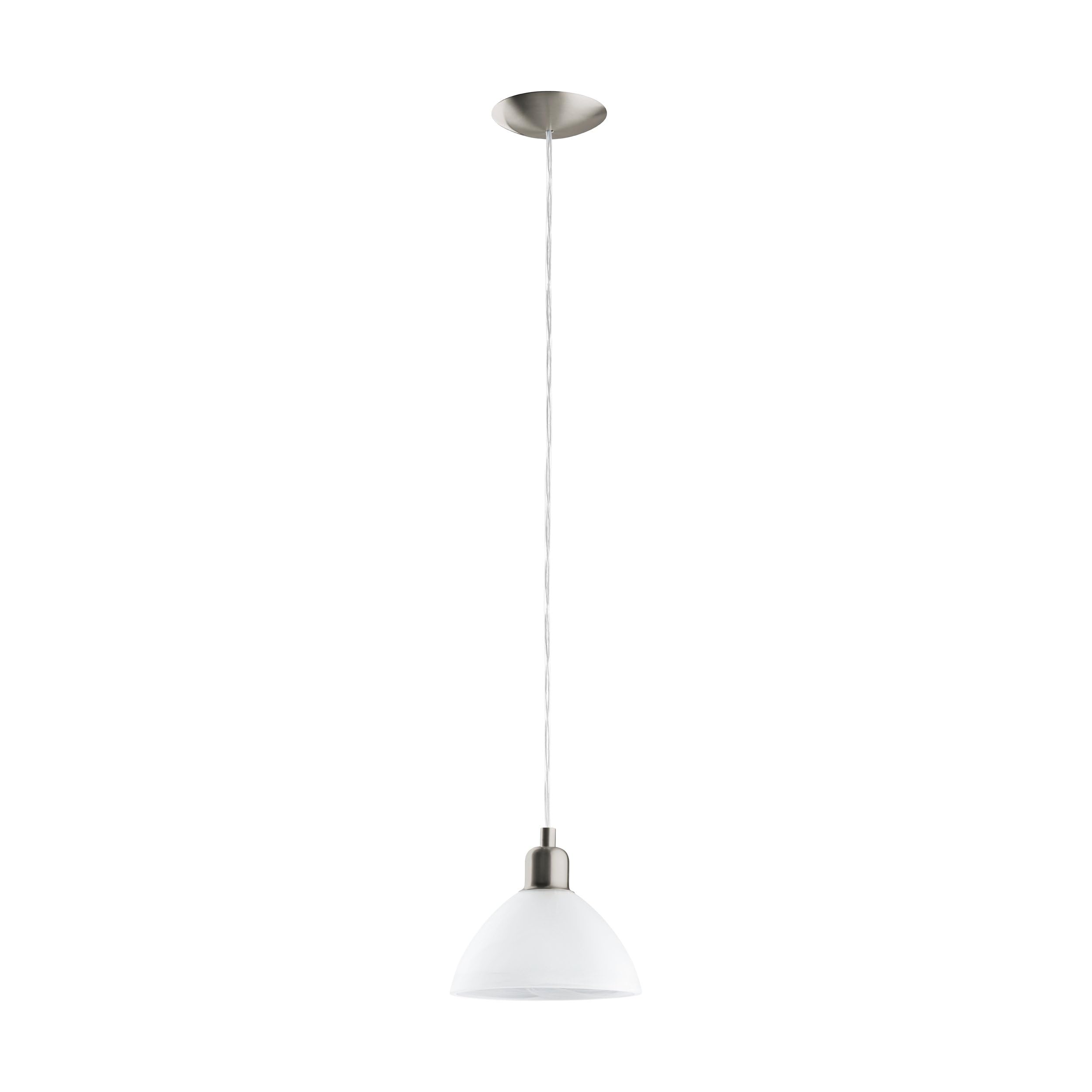 Eglo 87054 Metal Ceiling Pendant Light E27 White