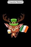Composition Notebook: Irish Beer And Deer  Journal/Notebook Blank Lined Ruled 6x9 100 Pages