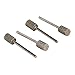 SaferCCTV Diamond Grinding Head, 10pcs Grinding Rod, Durable Heads, 3mm Shank, 8mm Cylinder Head Mounted Points Grinding Bit Diamond Coated Burr Mounted Point
