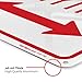 Sigo Signs - No Parking Anytime Sign, with Arrows 10x14 Inches, Rust Free .040 Aluminum, Fade Resistant, Made in USA