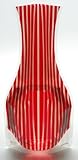 Elegant Albert Red Vazu Vase - NOT GLASS