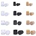 12 Pairs Heel Protector Heel Repair Caps Covers High Heel Protector for Women's Shoes, XS, S, M, L, 3 Colors