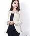 Aro Lora Women's Long Sleeve Solid Slim Casual Suit Jacket Blazer Coat US 8-10 Beige