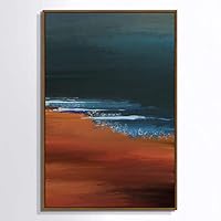 Framed Canvas Wall Art Abstract Texture Canvas Prints Home Artwork Decoration for Living Room,Bedroom - 16x24 inches