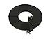 Monoprice Cat5e 25ft Black Flat Patch Cable UTP 30AWG 350MHz Pure Bare Copper Snagless RJ45 Flexboot Series Ethernet Cable