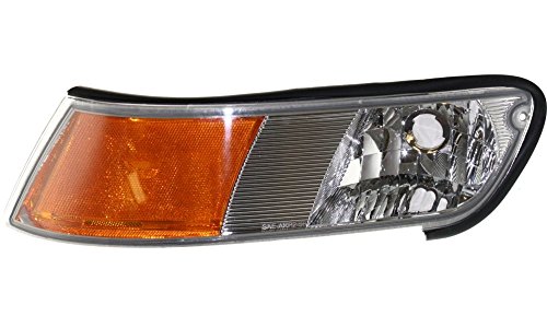 Evan-Fischer EVA20572013634 Corner Light for Mercury Grand Marquis 98-02 Corner Lamp LH Lens and Housing Left Side Replaces Partslink# FO2550124