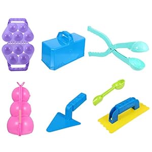 CLISPEED 5 Stks Sneeuw Speelgoed Sneeuwbal Maker Tool Winter Outdoor Spelen Sneeuw Fort Building Kit Voor Kinderen…
