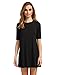 ROMWE Women's Short Sleeve Floral Print Loose Casual Tunic Swing Summer Shift Dress