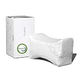 Coop Home Goods - Adjustable Memory Foam Knee Pillow - Perfect for side or back sleepers, pregnancy, relief for sciatic pain - Patent Pending