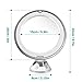 BEAUTURAL 10X Magnifying Makeup Mirror with LED, Lighted Magnifying Vanity Makeup Mirror for Home Tabletop Bathroom Shower Travel, 360 Degree Rotation, Powerful Suction Cup