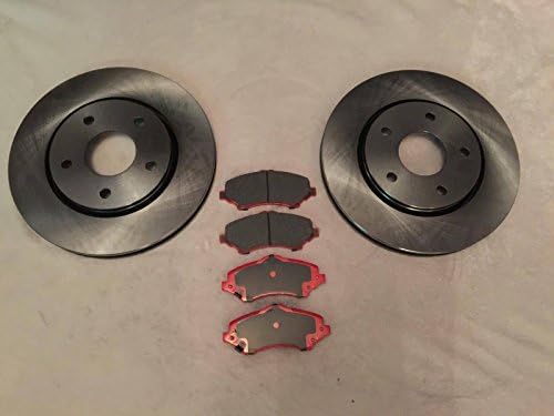 ALPHA NEWTEK Front Brake Discs + Ceramic Brake Pads Voyager/Grand Voyager RT 2008-2015/ Journey 2009-2012