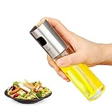 Koopower Olive Oil Sprayer, Food-Grade Glass Oil Mister Bottle Vinegar Bottle Oil Dispenser with Stainless Steel Funnel for Cooking, Salad, BBQ, Kitchen Baking, Roasting