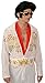 Kangaroo Costume Wigs; 1960s Rock 'n Roll Black Wig;