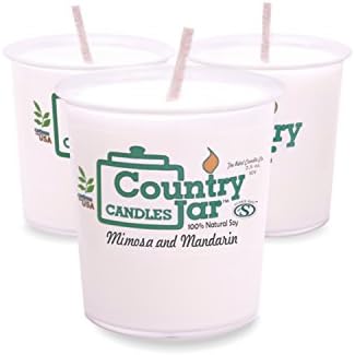 Country Jar Mint Mojito Votive Sampler (3-Pack) 100% Natural Soy (3 OR More Sale!)
