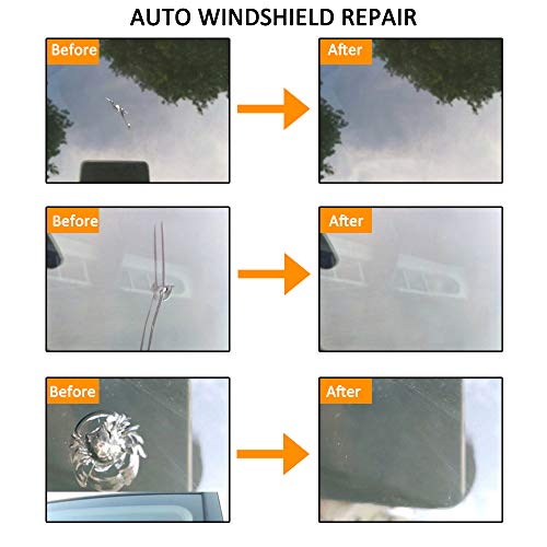 YOOHE Windshield Repair Tool Kits, DIY Car Window Glass Scratch Repair