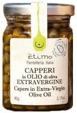 Etimo Capers in Extra Virgin Olive Oil, 3.17 oz