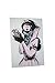 Pingo World 0531QY8Z7PM Snow White with Grenade Gallery Wrapped Canvas Print (30 x 20). Bonus Free Banksy Wall Decal, 30