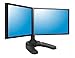 EZM Deluxe Dual Monitor Mount Stand Free Standing up to 28"(002-0018)