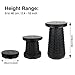 seanme Folding Stool for Camping Portable Telescoping Stool, Sturdy Retractable Stool for Picnics Camping Fishing Hiking Garden BBQ Kitchen Max Load 330lbsthumb 1