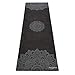 YOGA DESIGN LAB The HOT Yoga Towel Luxury Non Slip Quick Dry Eco Printed Towel | Designed in Bali | Ideal for Hot Yoga, Bikram, Exercise, Sports, or Travel | Mat Sized (Mandala Black-)thumb 1