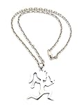 Hatchet Girl Stainless Steel Micro Pendant 18
