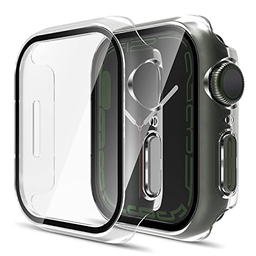TAURI 2 Pack Hard Case Designed for Apple Watch