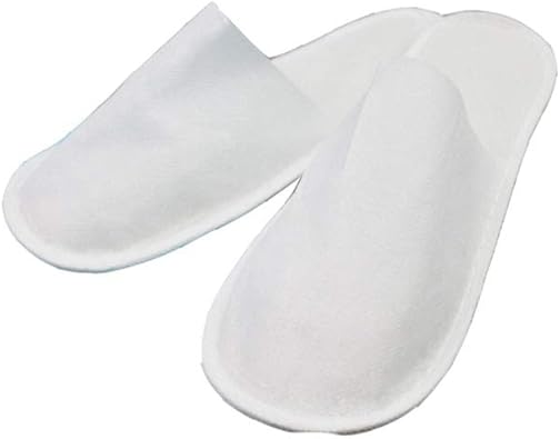 100 Pares De Hoteles De Zapatillas Desechables Habitaciones De Hotel Zapatillas De Franela Zapatillas De Servicio Al Cliente De Uso Domestico Codigo De Color Blanco Puro Amazon Es Zapatos Y Complementos