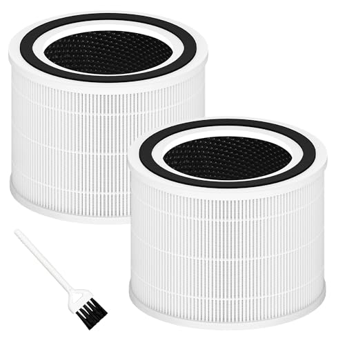 Photo 1 of Core 300 Replacement Filter for LEVOIT Core 300, Core 300S and Core 300-P Air Purifier, 3-in-1 H13 True HEPA Filter Replacement, Compared to Part # Core 300-RF, 2 Pack, White