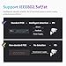Aumox 5 Port Gigabit PoE Switch, 4 Port PoE 78W, Gigabit Ethernet Unmanaged Network Switch, Sturdy Metal Housing, Plug and Play, Traffic Optimization