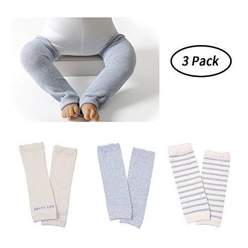 Cartoon Unisex Baby Socks Knee High Boys Girls Leg Warmer Animal Infant Toddler Kneepads Socks (3 Pairs-F)