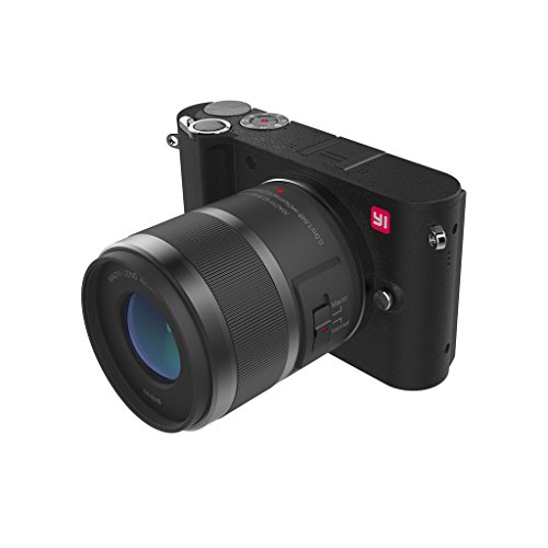 YI M1 Mirrorless Digital Camera with 42.5mm F1.8 Lens Storm Black(US Edition)