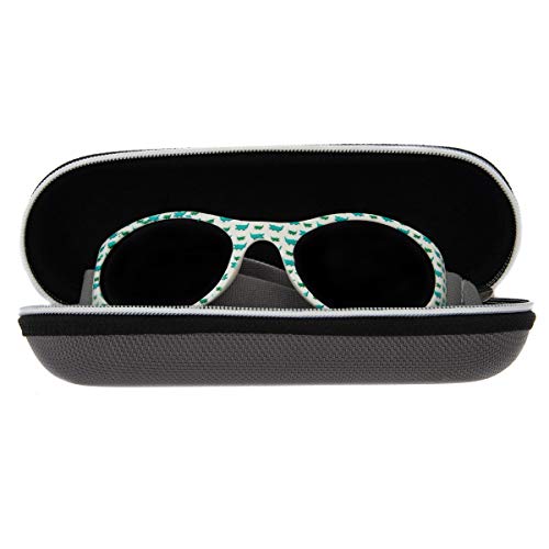 Baby Solo Sunglasses with strap Buncha Crunch and Grey Frame w/ Black Solid Lens - Thumbnail 3