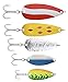 South Bend Super Spoon Assortment | Multi-Colored Fishing Accessories | Pack of 5