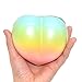 Kiibru Squishies 3 PCS Set Rainbow Peaches Squishy Cookie Seal Party Favor