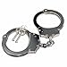 Ace Martial Arts Supply Professional Grade Police Edition Heavy Duty Security Handcuffs Silver Chrome Steel Double Lock with case (Silver)thumb 2