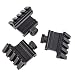 Marmot 45 Degree Rail Mount 4 Slots Picatinny Weaver Rail for Flashlights Laser Red Dot Sight Optics,3 Units in Pack