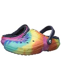 Crocs - Zuecos clásicos para mujer con forro