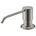 KINGO HOME Kitchen Sink Countertop Stainless Steel Brushed Nickel Pump Hand Lotion Deck Mount Built In Soap Dispenser, 3 Inch Reach Nozzle - 100% SATISFACTION WARRANTLY