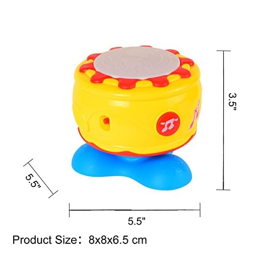 BAOLI Great Baby Gift Baby Musical Roll Hand Drum Toy - Image 3
