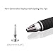 Dimples Excel New Generation Stylus Pen Replaceable Disc Tips with Durable Spring Connection 4 Times Expectancy for iPad Tablet Kindle Touchscreen Devices (Disc tips with spring connection)