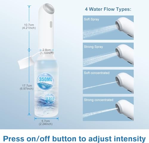 Premium Portable Bidet Travel Shattaf High Pressure Rechargeable Electric Handheld Travel Bidet Spray Bottle Water Bottle Pump Sprayer for Camping toilet Essentials Personal Hygiene Care for Women Men