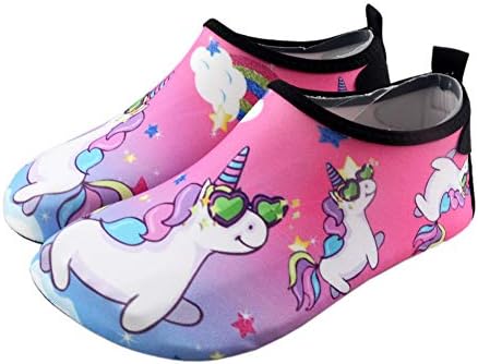 S Freedom Unisex Kids Quick-Dry Barefoot Aqua Socks Shoes For Beach Pool Surfing Walking Soft