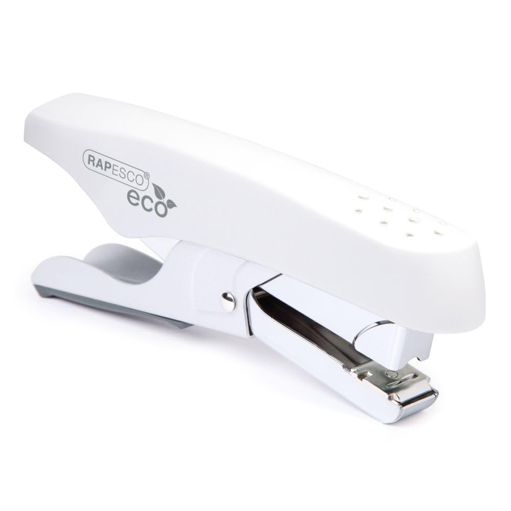 Rapesco 1398 ECO Whale Plier, 45 Sheet Capacity, Soft White