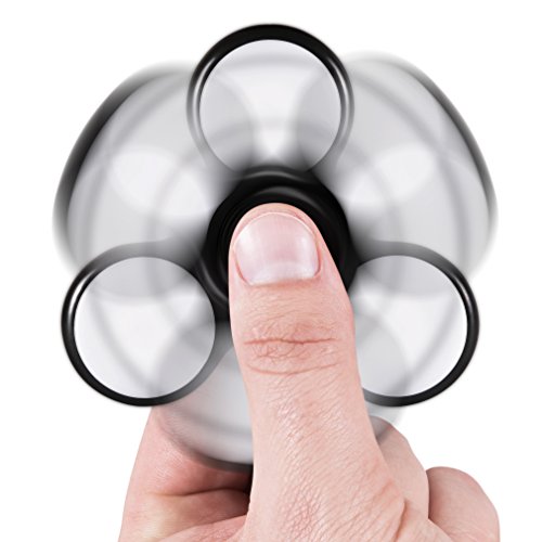 4 Kangaroos+LED+Black+Fidget+Spinner