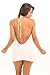HUASHI Deep V Neck Bare Breast Backless Packet Hip Temptation Sexy Lingerie Nightclub Pole Dancing Dress White