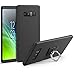 Galaxy Note 8 Case Cover Slim Protective Shock Absorbing Ultra-Thin Anti-Drop TPU Rugged Flexible Protection and a phone ring stand holder for Samsung Galaxy Note 8 (2017) - Black